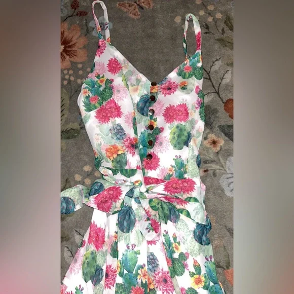 Floral Maxi Dress - Multicolor - Picture 2 of 6